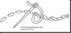 Pechni Wrapped Running Stitch
